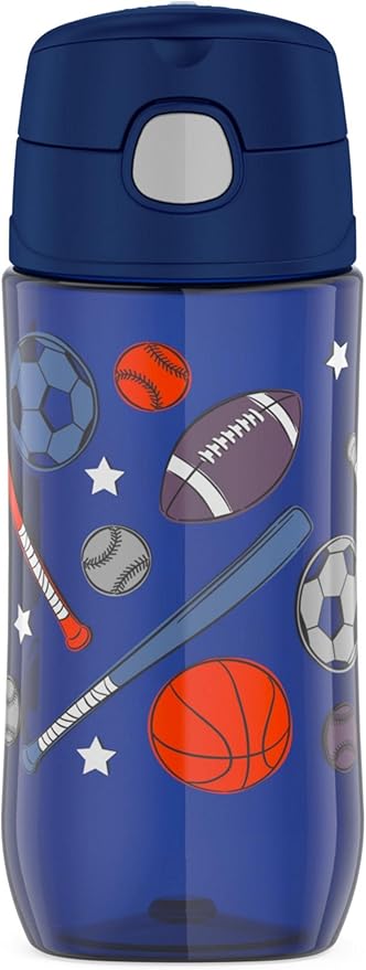 Thermos Funtainer 16 Ounce Plastic Hydration Bottle with Spout Lid, Color Change Sports