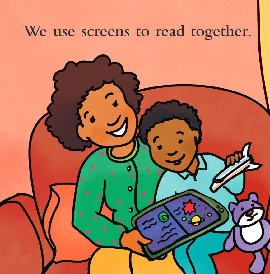 Screen Time Is Not Forever Board Book