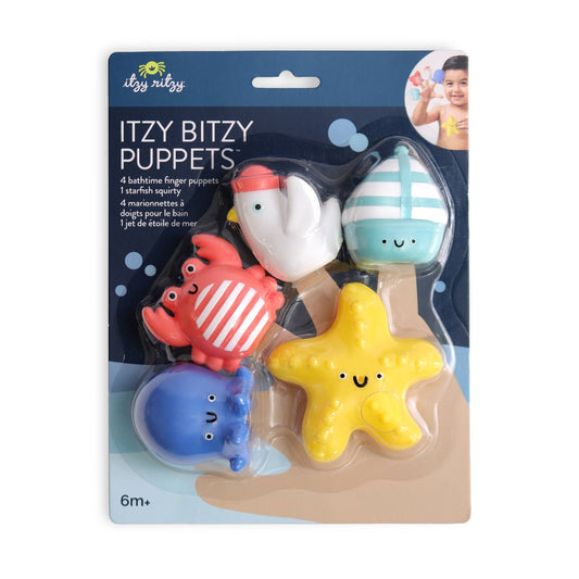 Itzy Ritzy - Itzy Bitzy Puppets - Bath + Storytelling: Nautical Friends Toys