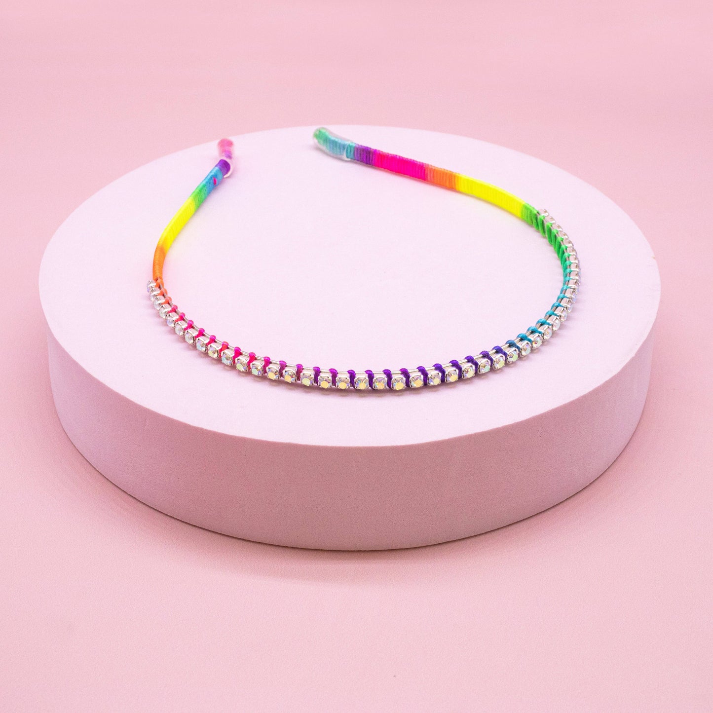 Frog Sac - Thin Rhinestone Headbands for Kids Girls