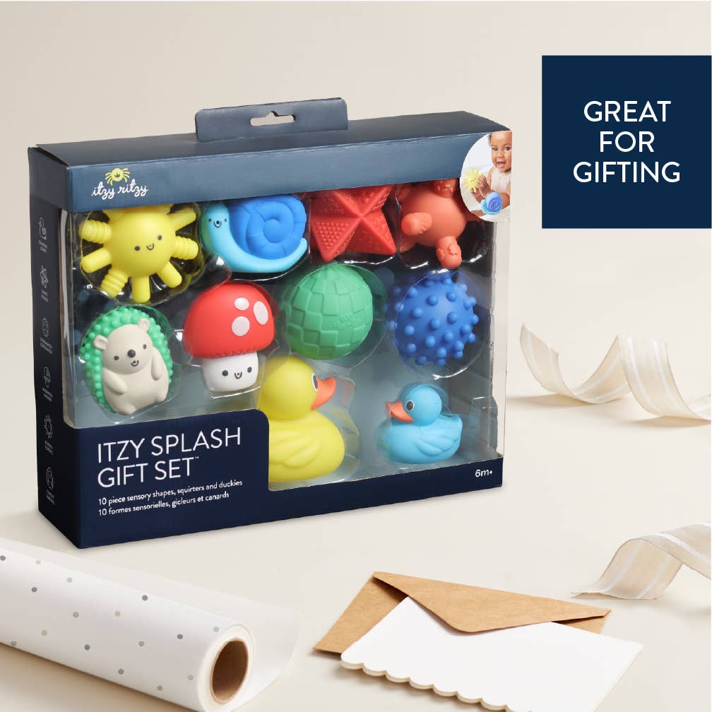 Itzy Ritzy - Itzy Splash Gift Set Soft Bath + Water Toys