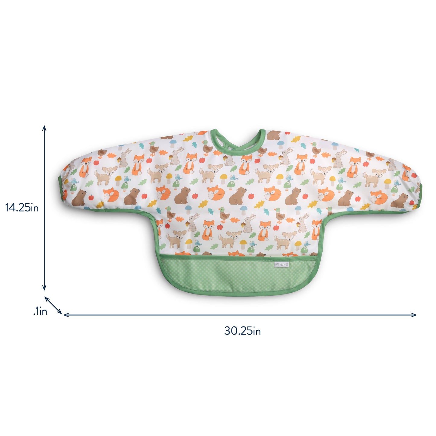Itzy Ritzy -  Itzy Everywhere Bib - Long Sleeve Water-resistant Bib