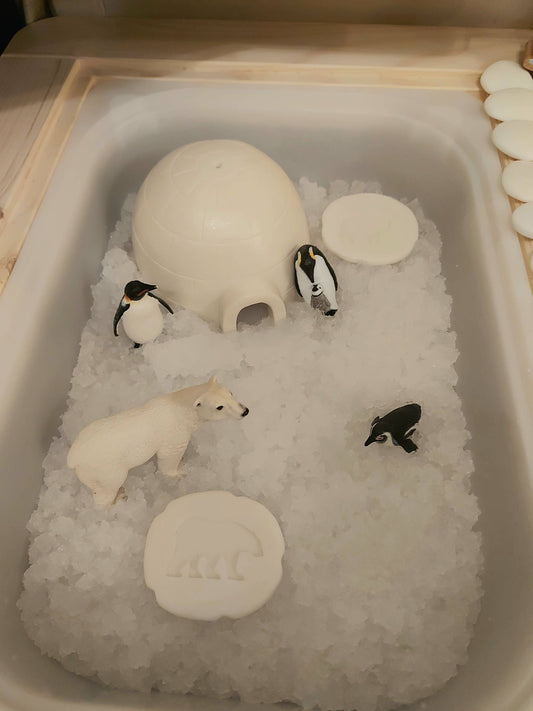 Zimpli Snoball Play Foil Bags -  Sensory Diy Snow Pack