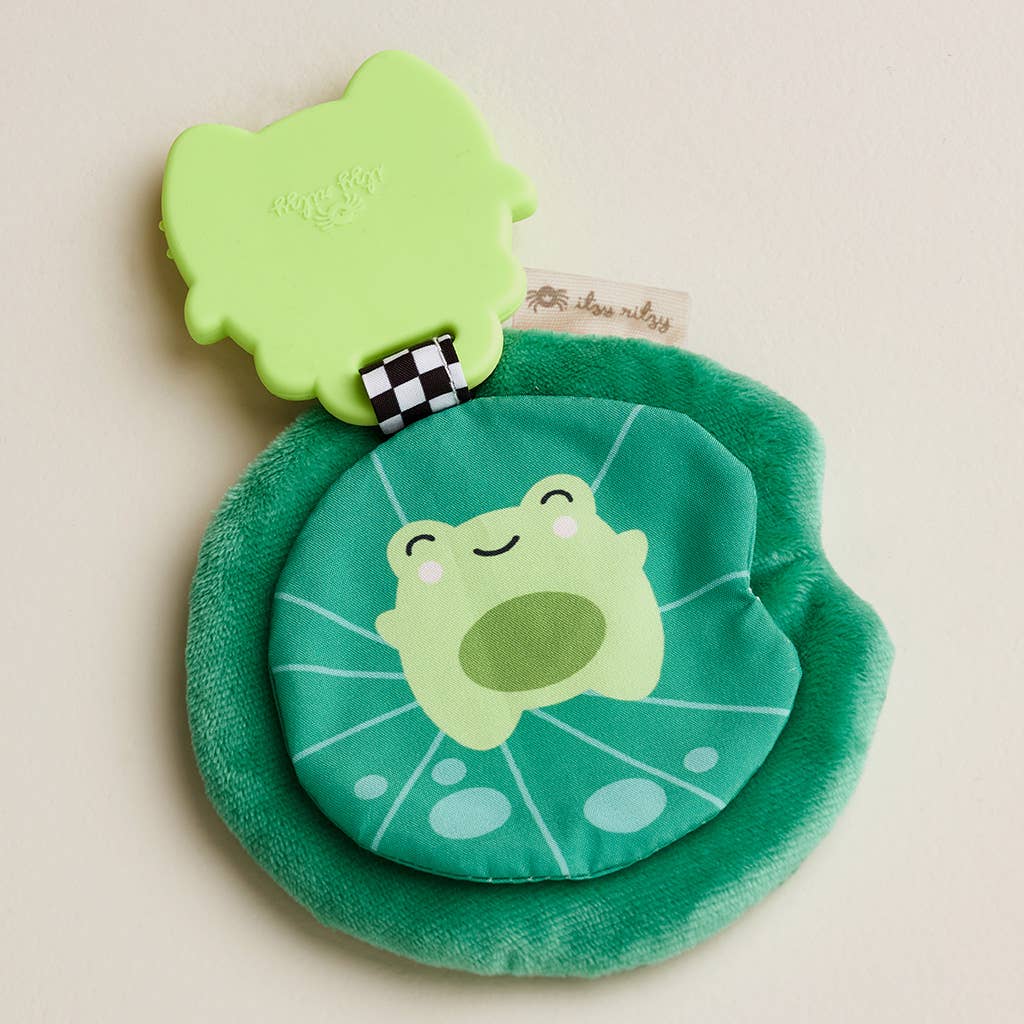 Itzy Ritzy - Sweetie Crinkle: Frog Silicon Teether