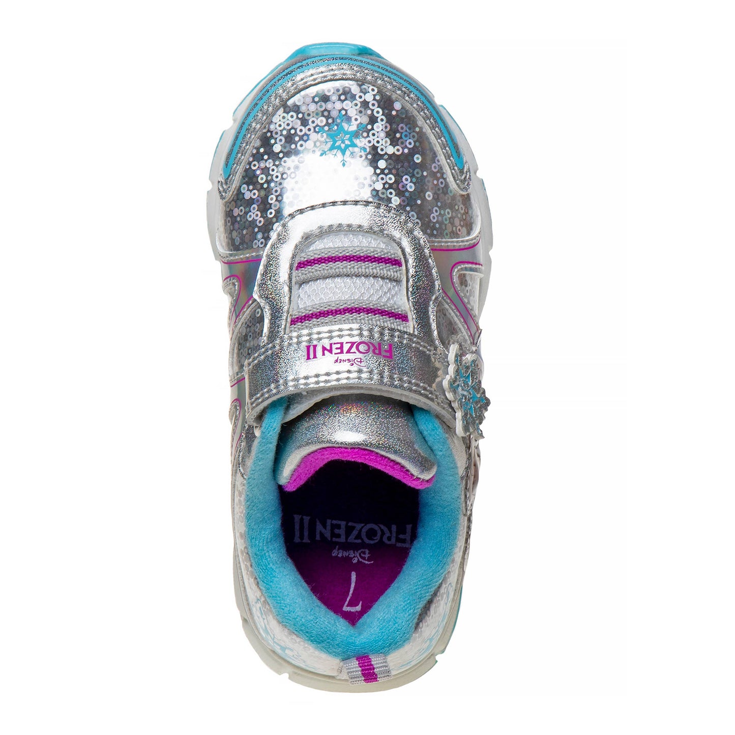 Disney Frozen Anna and Elsa Sequin Light-Up Sneakers (Toddler/Little Kid)