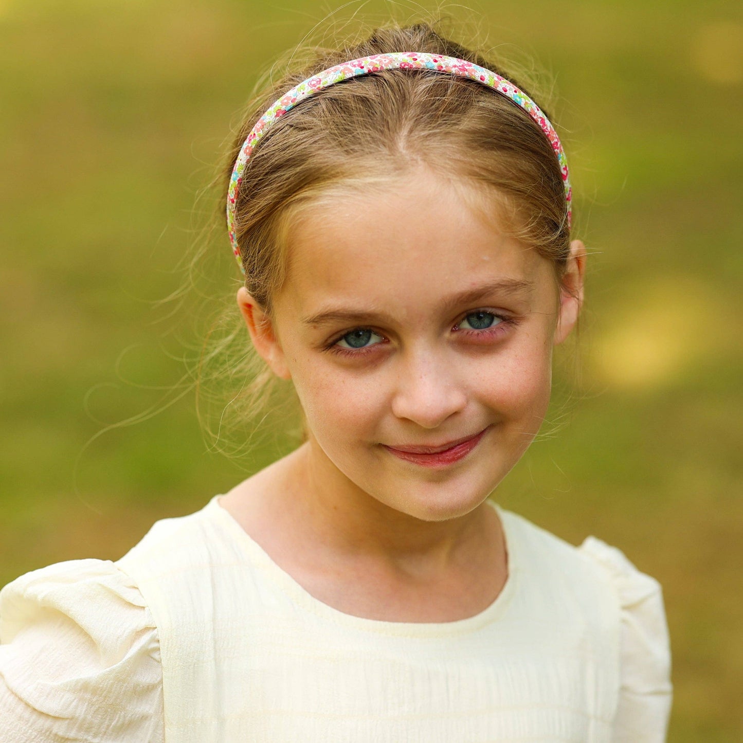 Frog Sac - Thin Floral Headband - Non Slip Hair Accessories for Kids