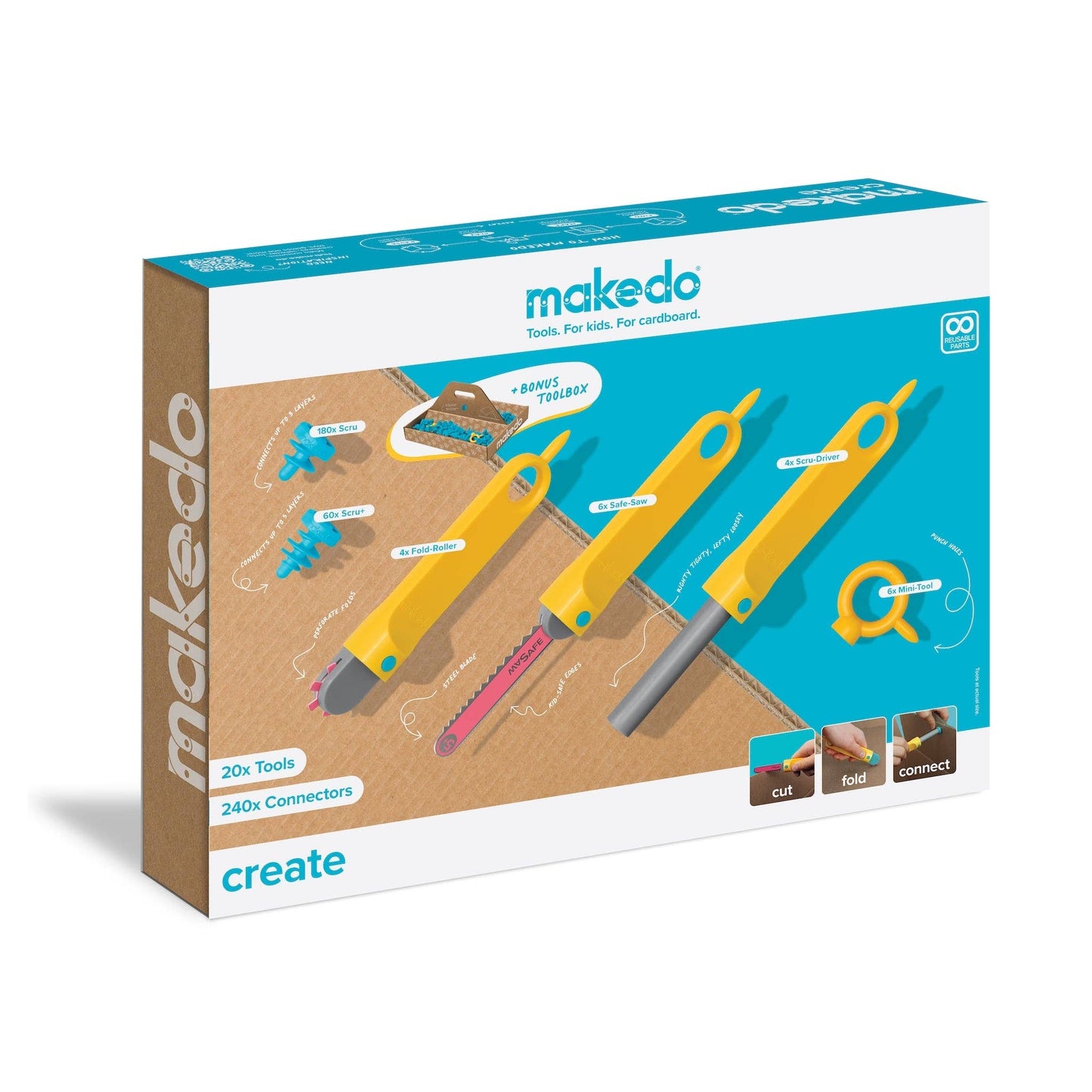 Makedo Create Cardboard Construction Kit