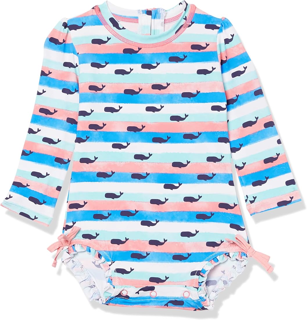 Hatley - Infant Girls Rashguard Swimsuit