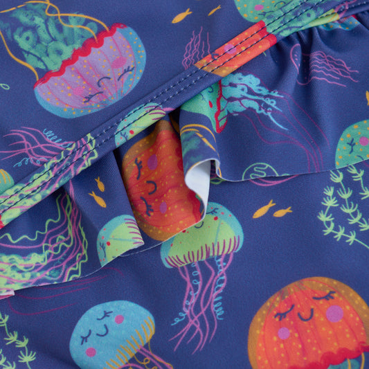 Color Kids - Swimwear Bikini With Frills - 6Y