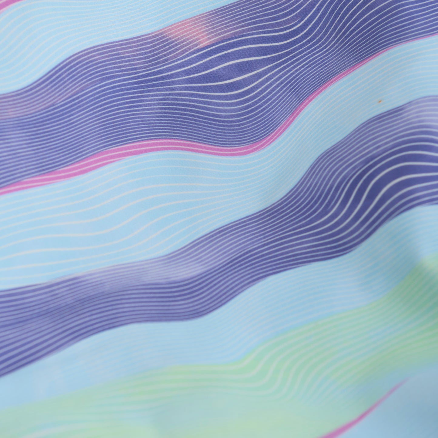 Color Kids 1 pc Swimsuit Blue & Purple Waves - 6Y