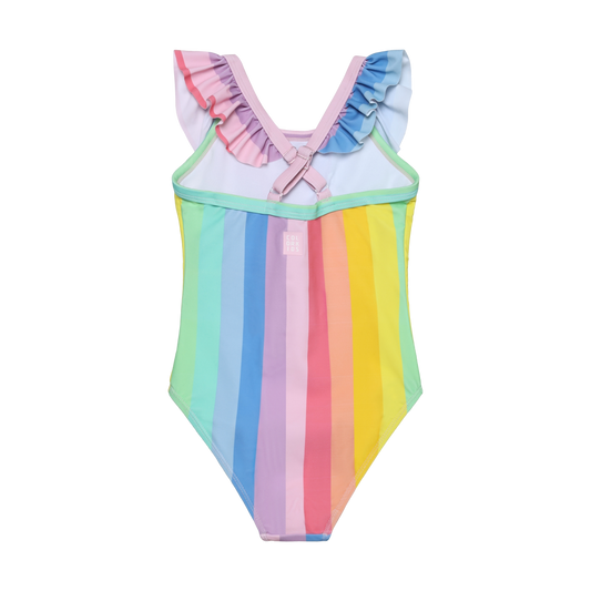 Color Kids - One-Piece Swimsuit Rainbow - 6Y
