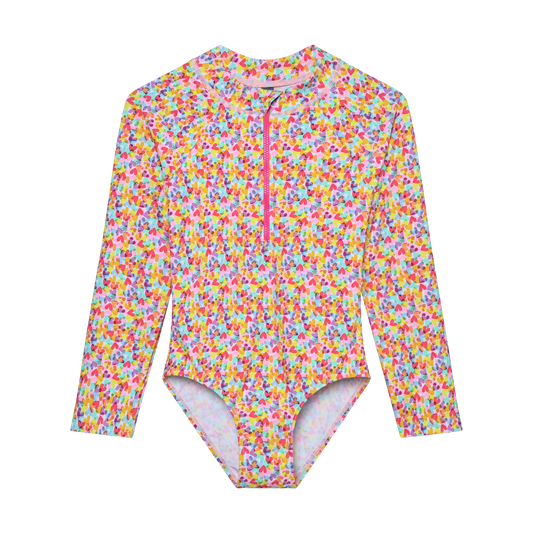 Color Kids Girl's Long Sleeve Swimsuit  1 pc - 6Y