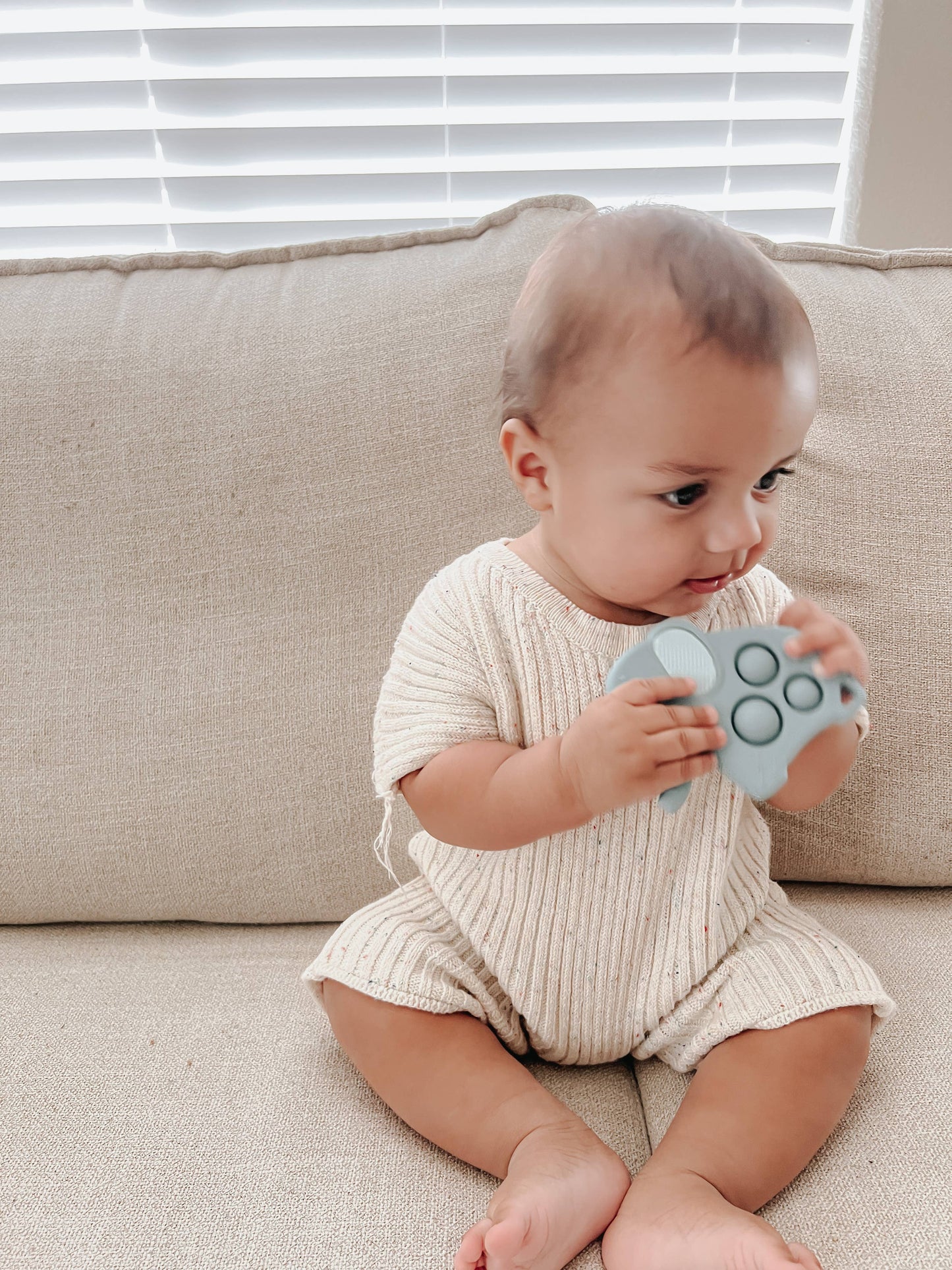 Itzy Ritzy - Itzy Pop Sensory Popper Toy: Green Dino