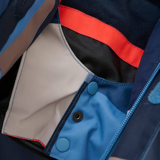 Color Kids Ski Jacket - Blue/Red - 6Y