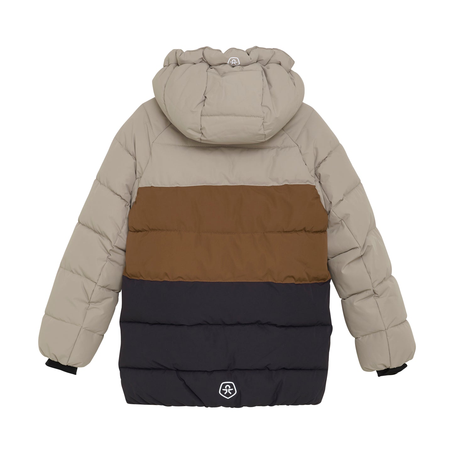 Color Kids - Quilted Color Block Ski Jacket - 6Y