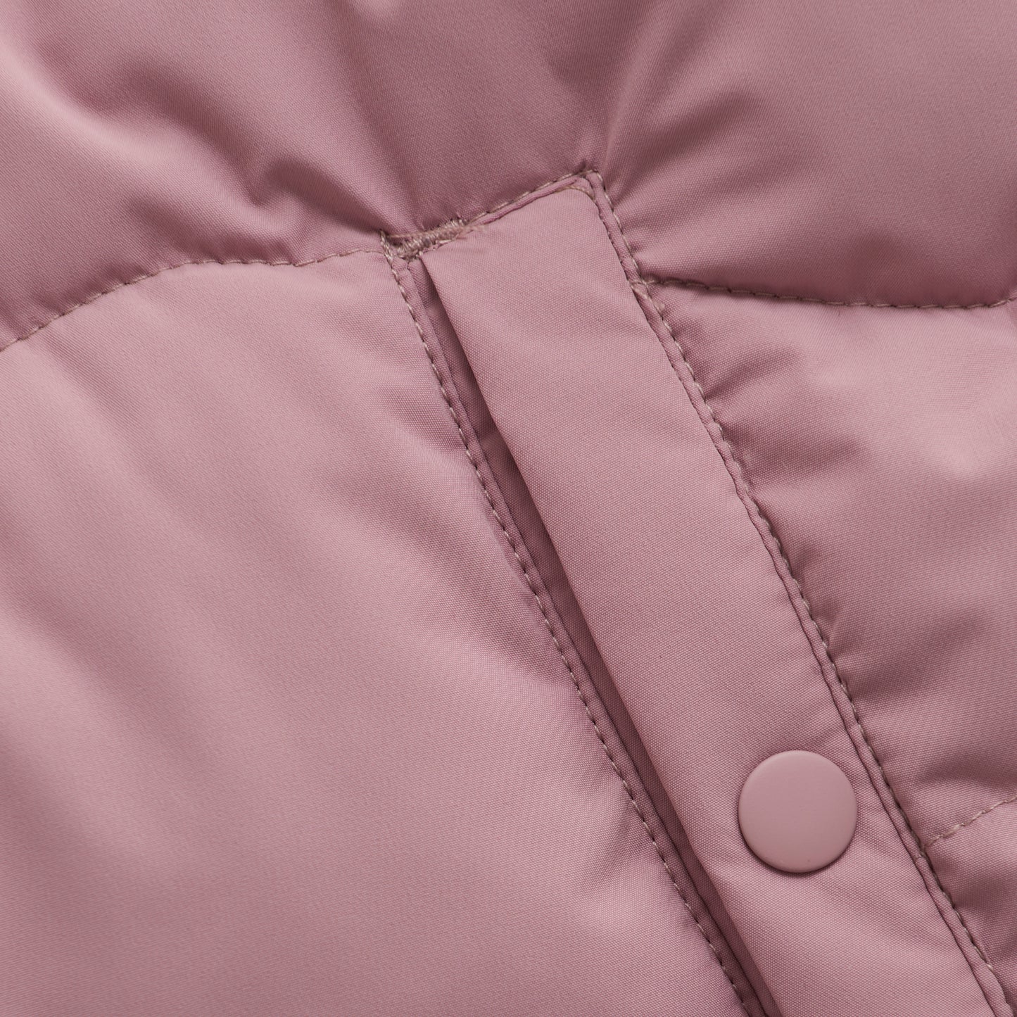 Color Kids - Old Rose Quilted Ski Jacket - 6Y