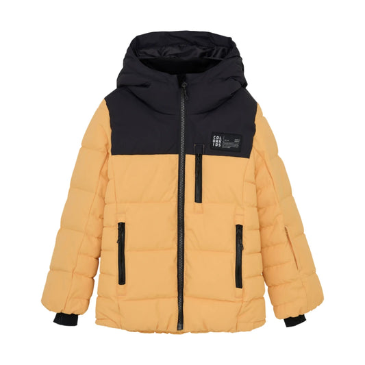 Color Kids Puffer Girls Skiing Jacket - Chamois - 6Y