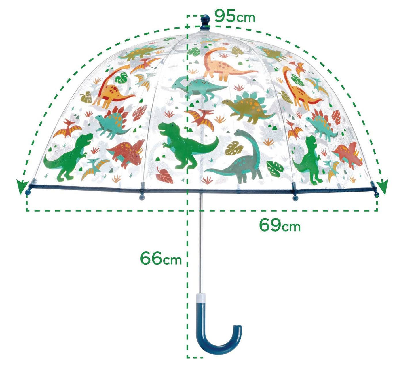 Stephen Joseph Gifts - Clear Color Changing Umbrella