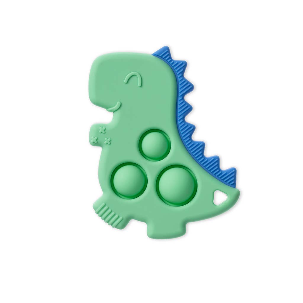 Itzy Ritzy - Itzy Pop Sensory Popper Toy: Green Dino
