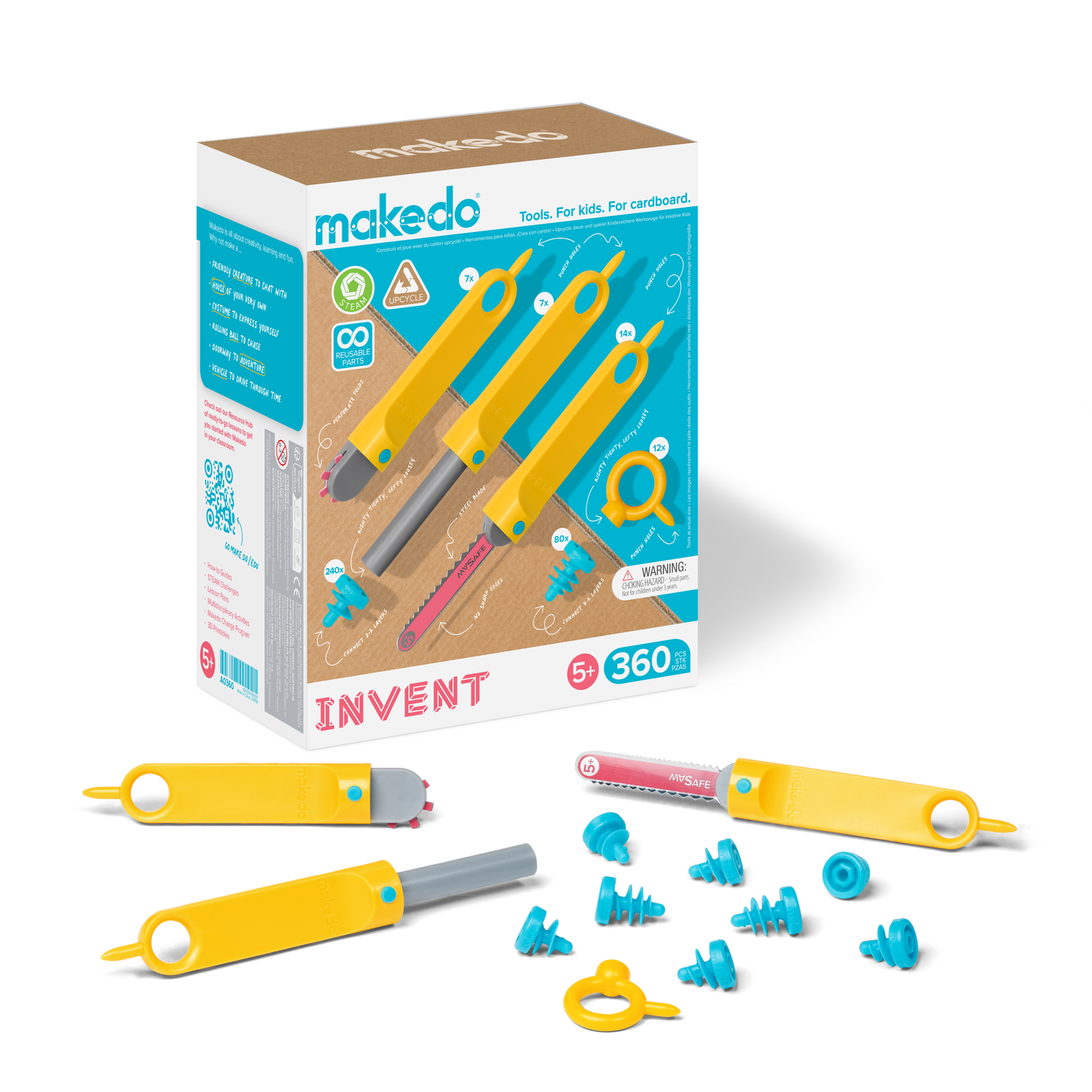 Makedo Invent Cardboard Construction Kit