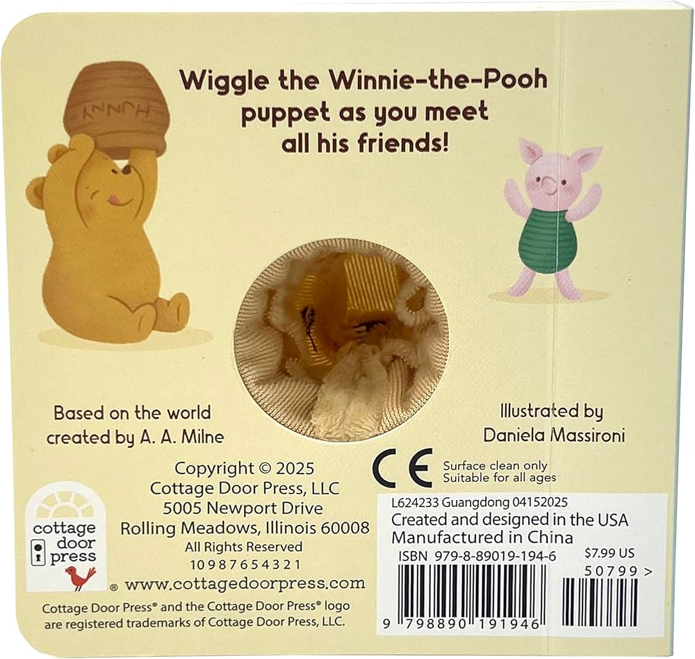 Winnie-the-Pooh Hello, Pooh Puppet Book