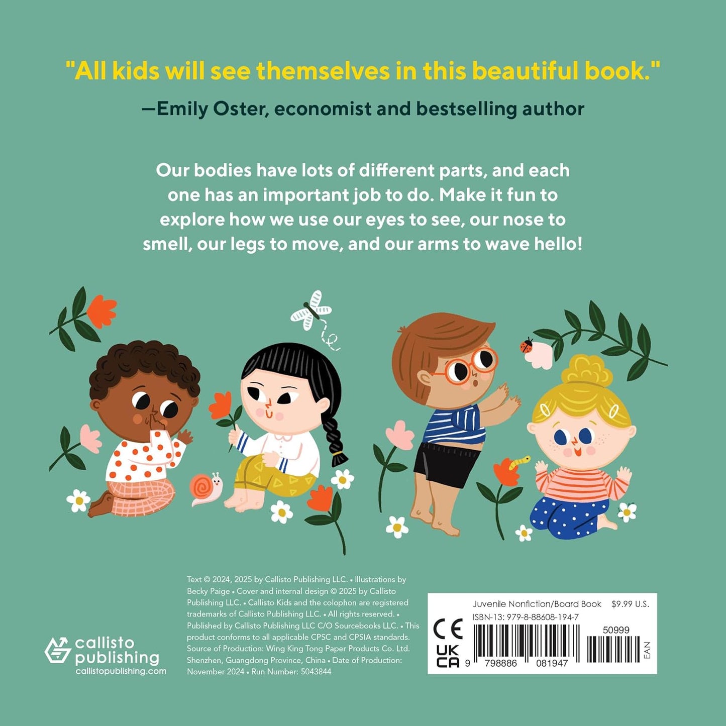 Eyes, Nose, Belly, Toes: My First Human Body Book
