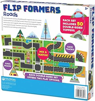 MindWare - Flip Formers: Roads Tile Toppers