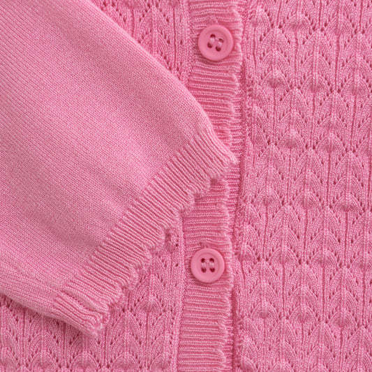 Creamie Cardigan Pointelle - 2Y