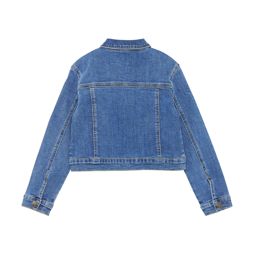 Creamie Jacket Denim Rhinestones