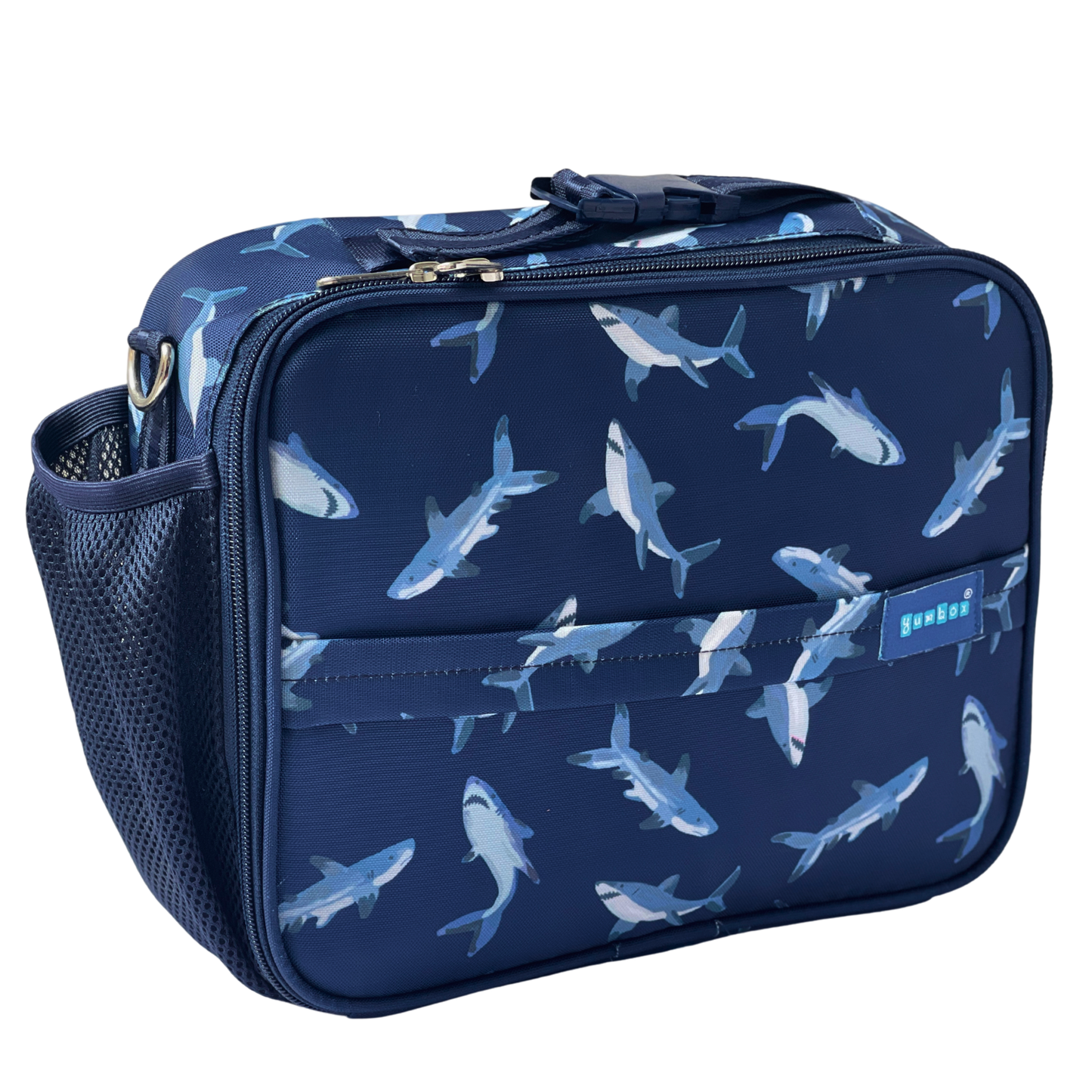 Yumbox - Yumbox Kids Lunch Bag – Shark Print, Insulated, 3-Way Carry