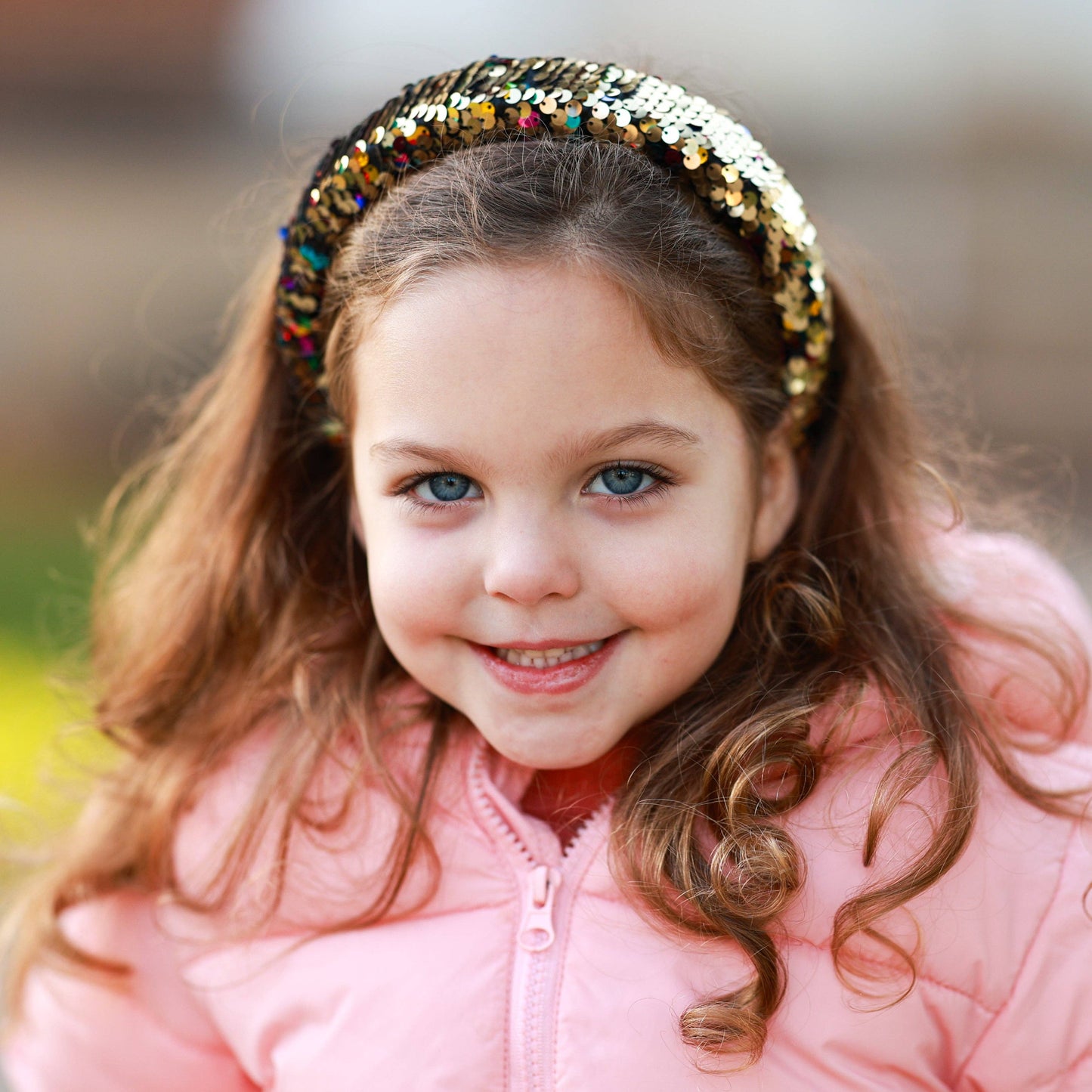Frog Sac - Reversible Sequin Headband - Kids Padded Hair Band