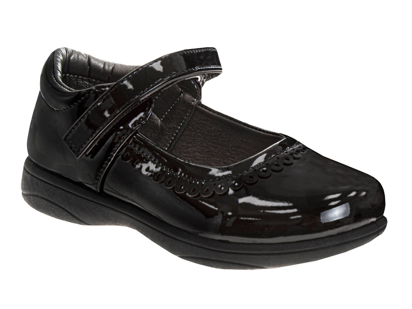 Josmo Shoes Inc - French Toast Girls Black Patent School Shoes (Toddler)