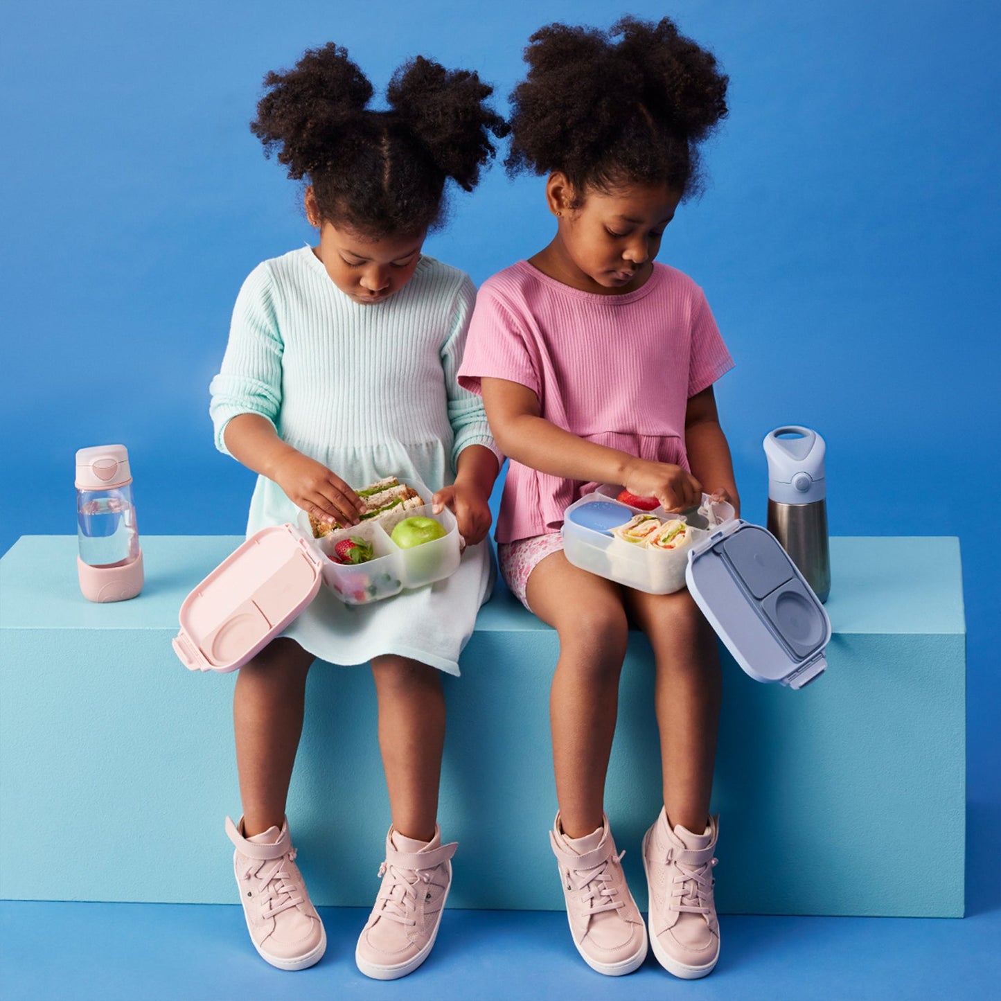 b.box - Tritan Sport Spout Bottle - 450ml - Blush  Crush