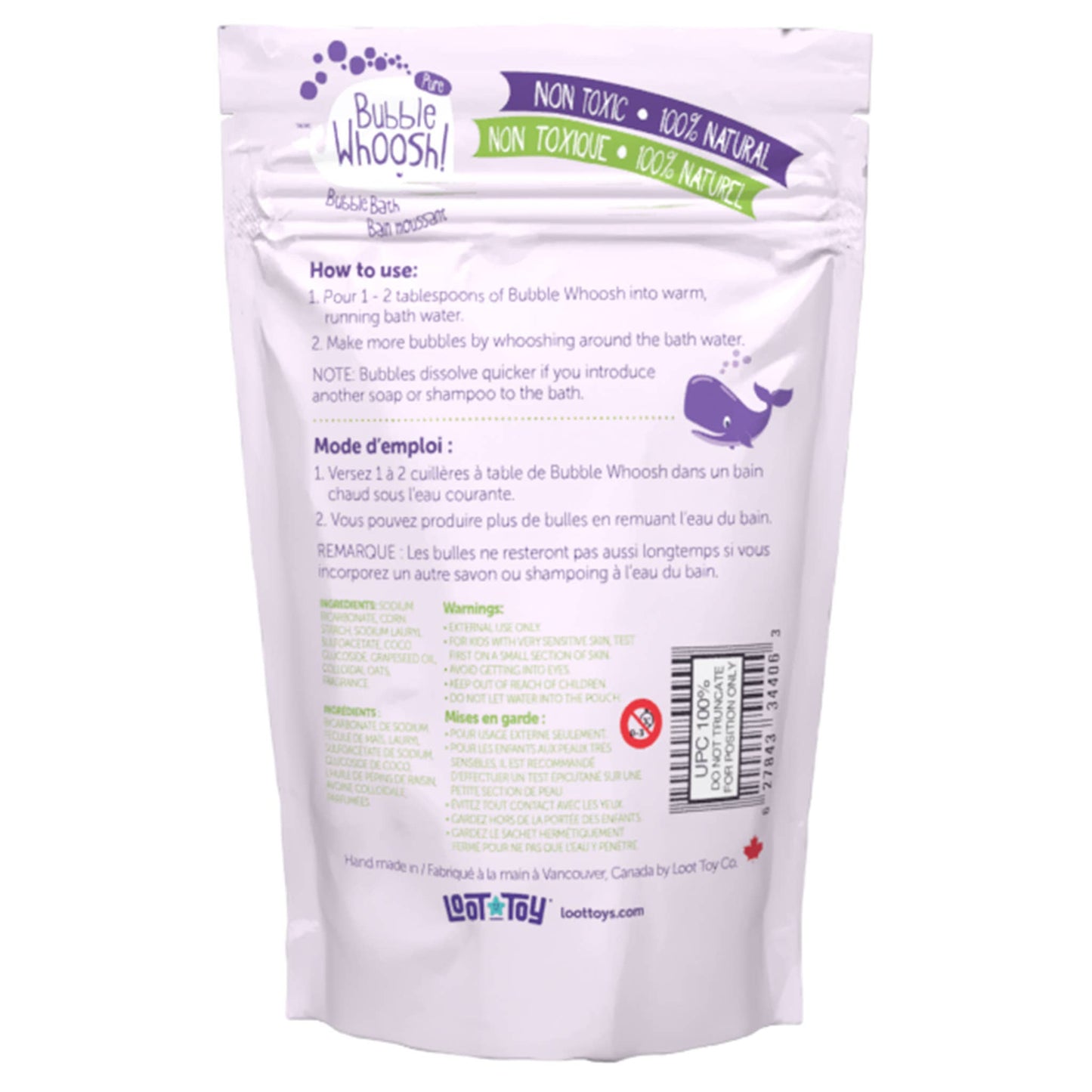 Loot Toy Company - Bubble Whoosh PURE: Clear (Unscented)