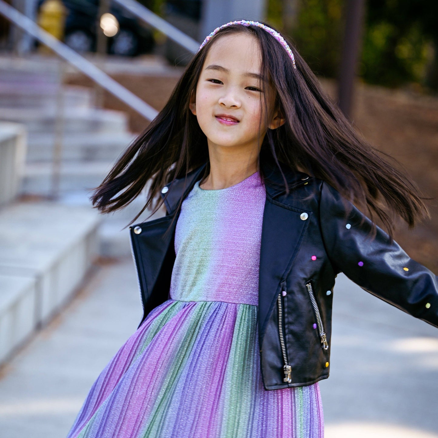 Frog Sac - Thin Sequin Headband - Non Slip Hair Accessories for Kids