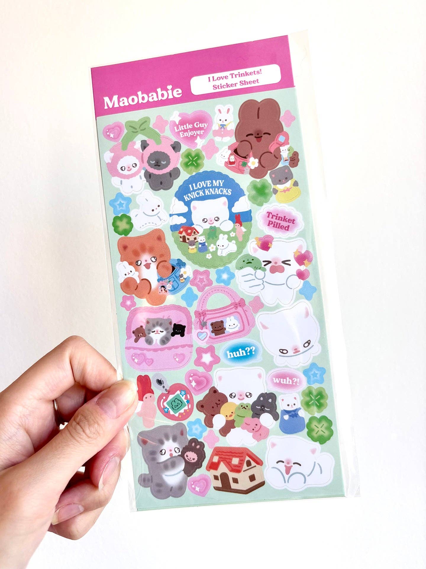 Maobabie - Sticker Sheet - I Love Trinkets