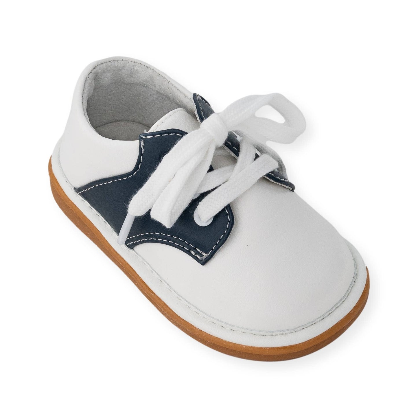 Wee Squeak Rory Navy Saddle Oxford Shoes
