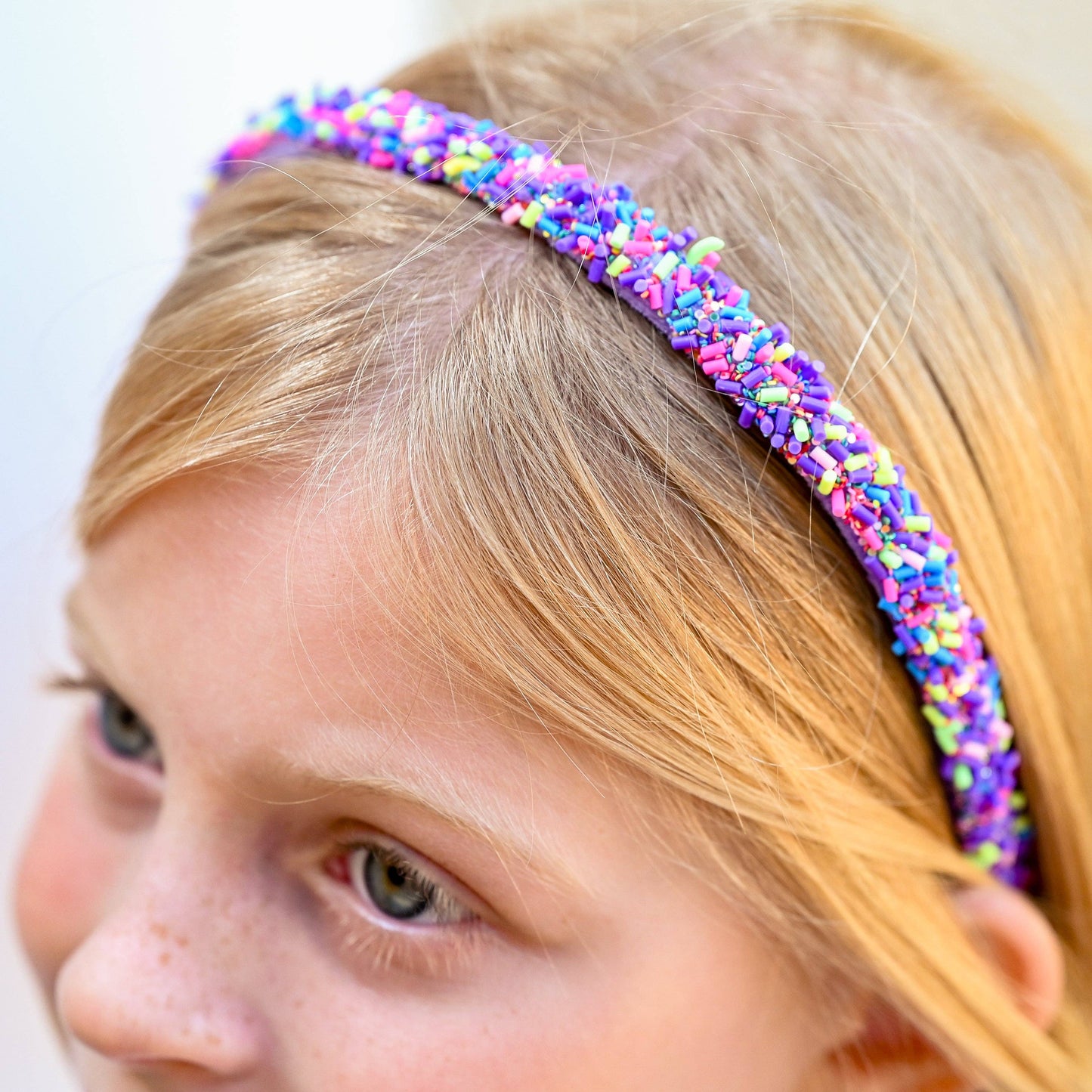 Frog Sac - Thin Sprinkle Headband - Non Slip Hair Accessories for Kids