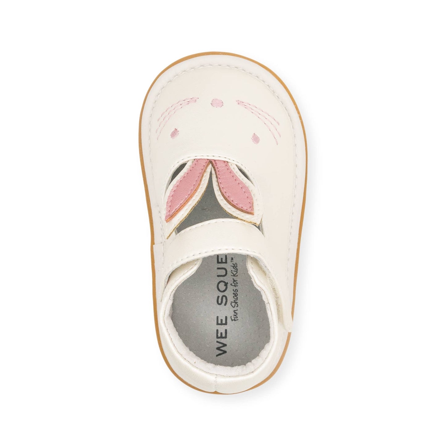 Wee Squeak Bunny Pearl White Shoes