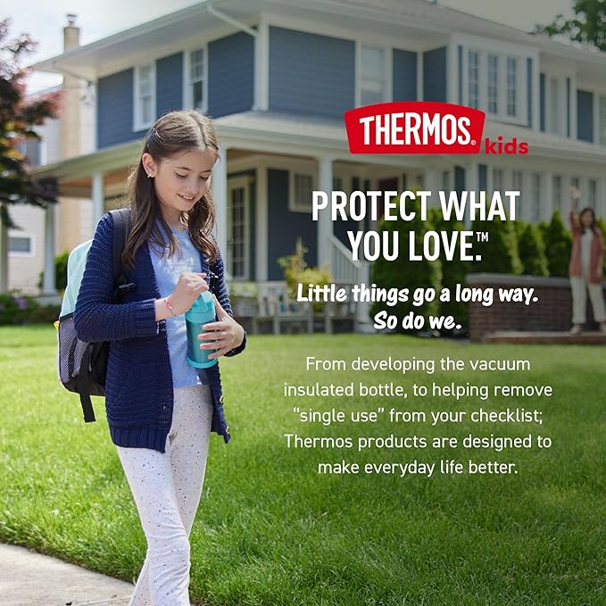 Thermos - 410ml FUNtainer Water Bottle with Spout and Locking Lid, Out of This World