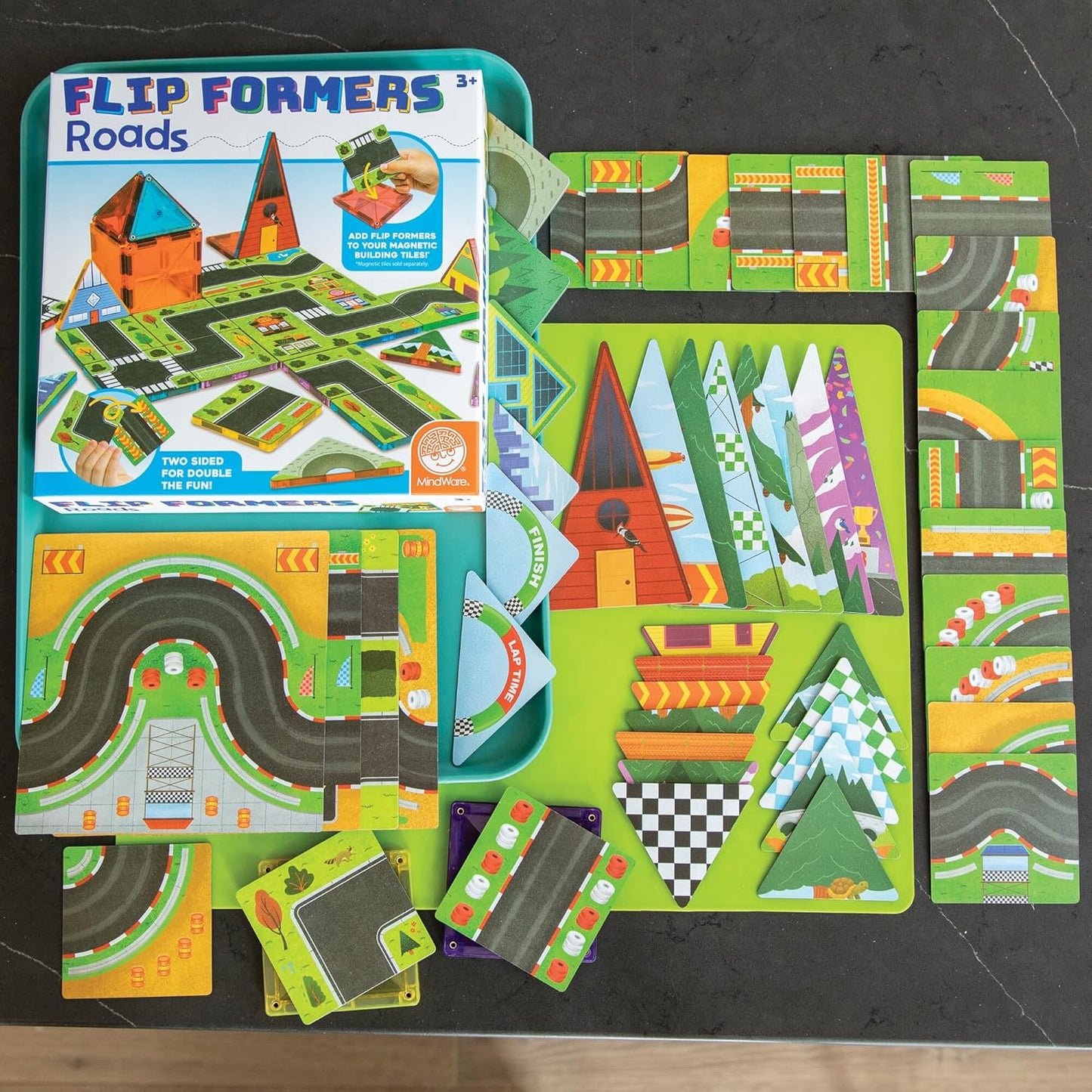 MindWare - Flip Formers: Roads Tile Toppers