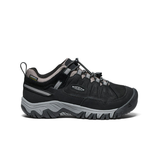 Keen - Targhee IV Waterproof Hiking Shoe - Big Kids -  Black/Steel Grey