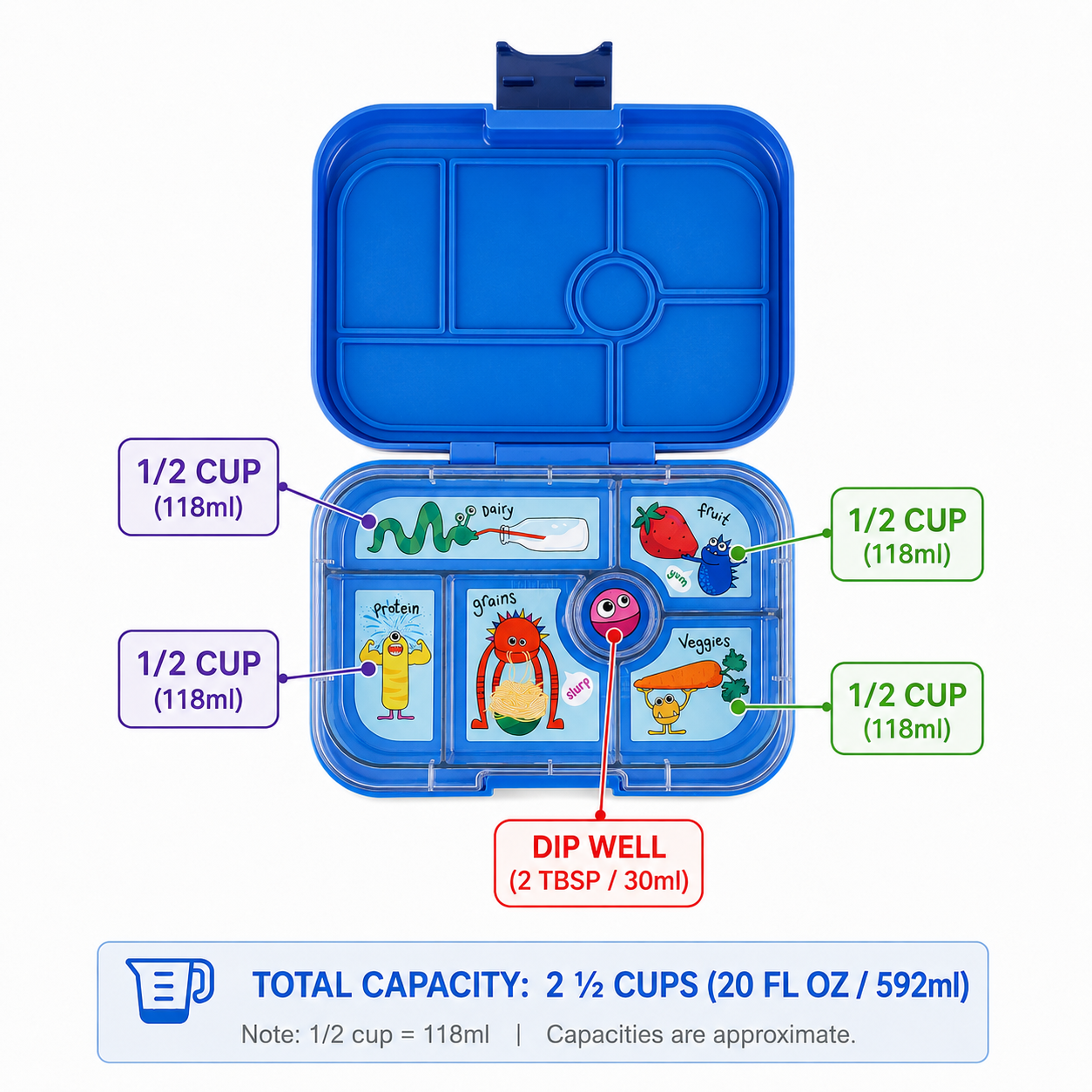 Yumbox - Yumbox Original - Leakproof Bento Lunch Box for Kids