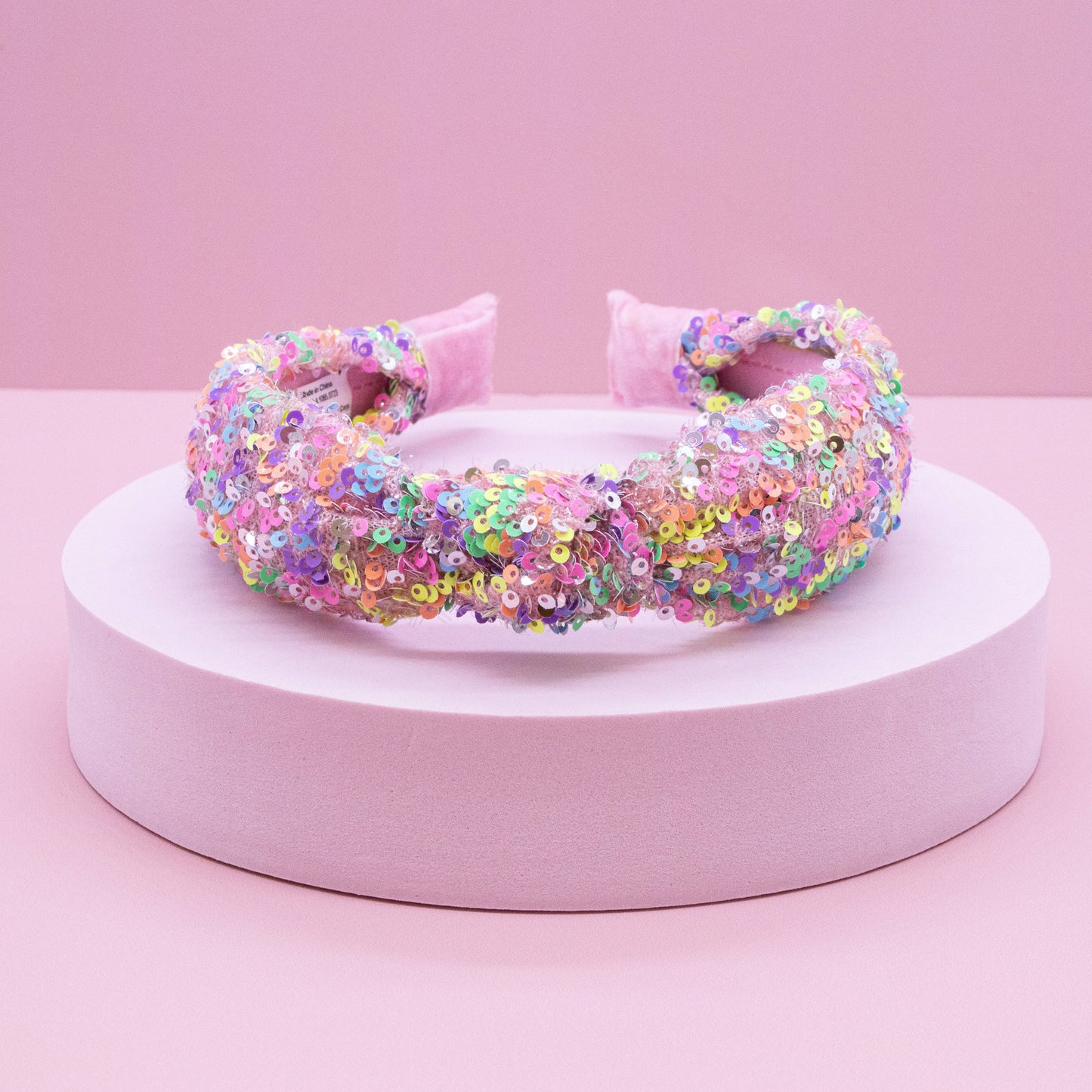 Frog Sac - Kids Knot Headband - Sequin Knotted Hair Band Accessories