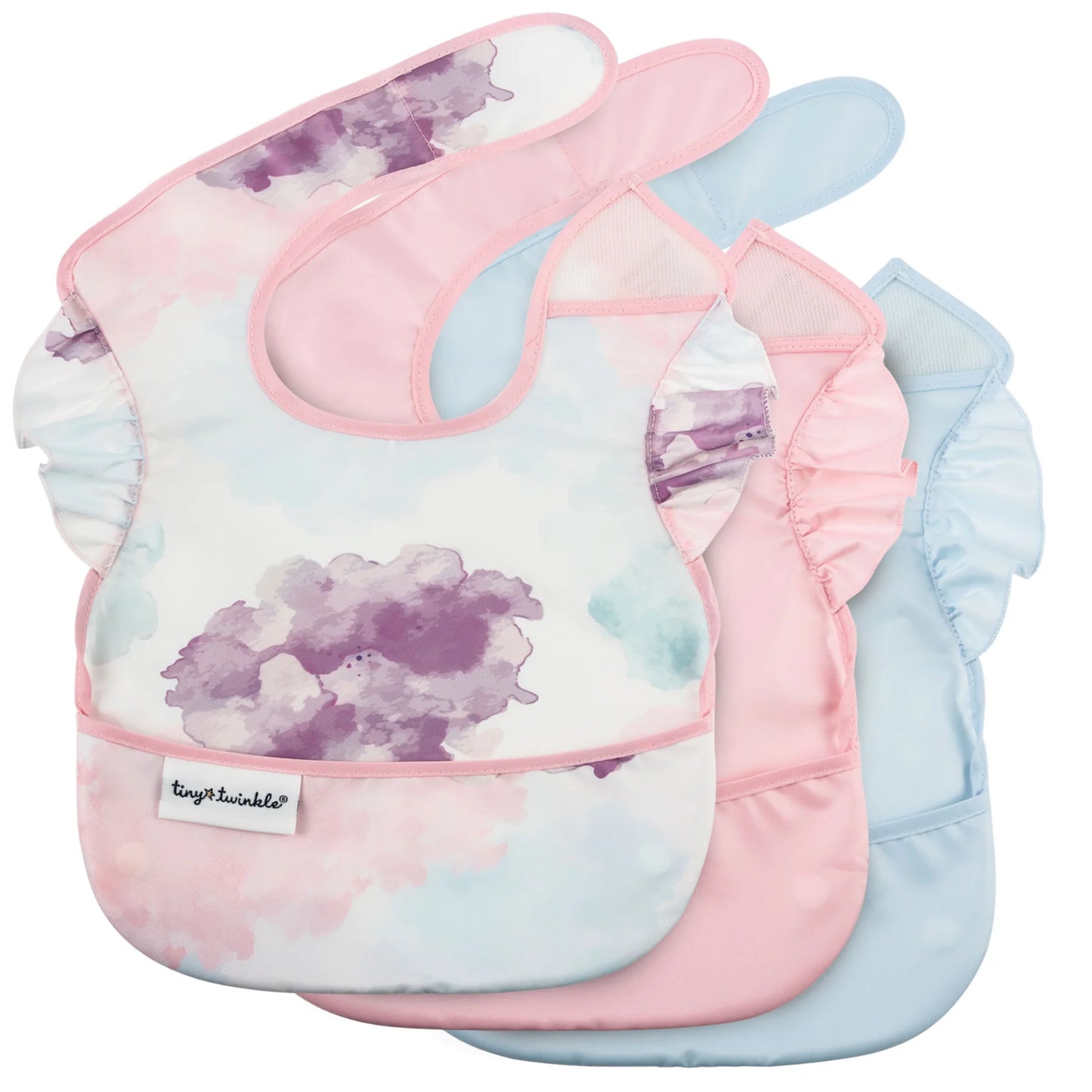 Tiny Twinkle - Mess-Proof Easy Bib 3 Pack