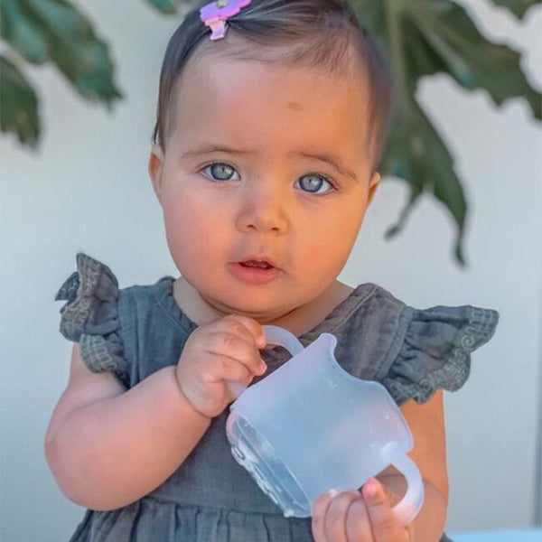 Haakaa Silicone Baby Drinking Cup - Blush