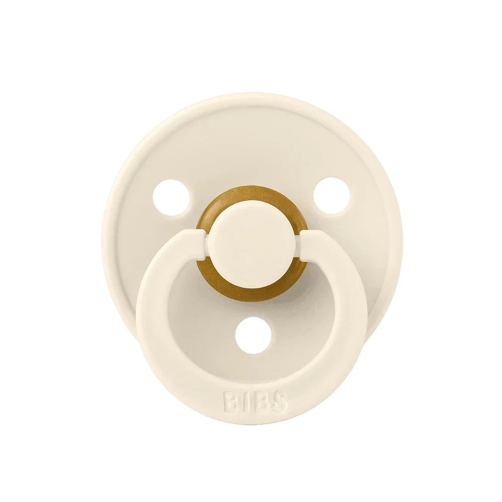 BIBS - Original Round Nipple Latex Pacifier - Singles