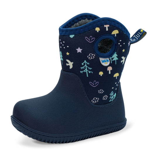 Jan & Jul Navy Forest | Toasty-Dry Lite Winter Boots
