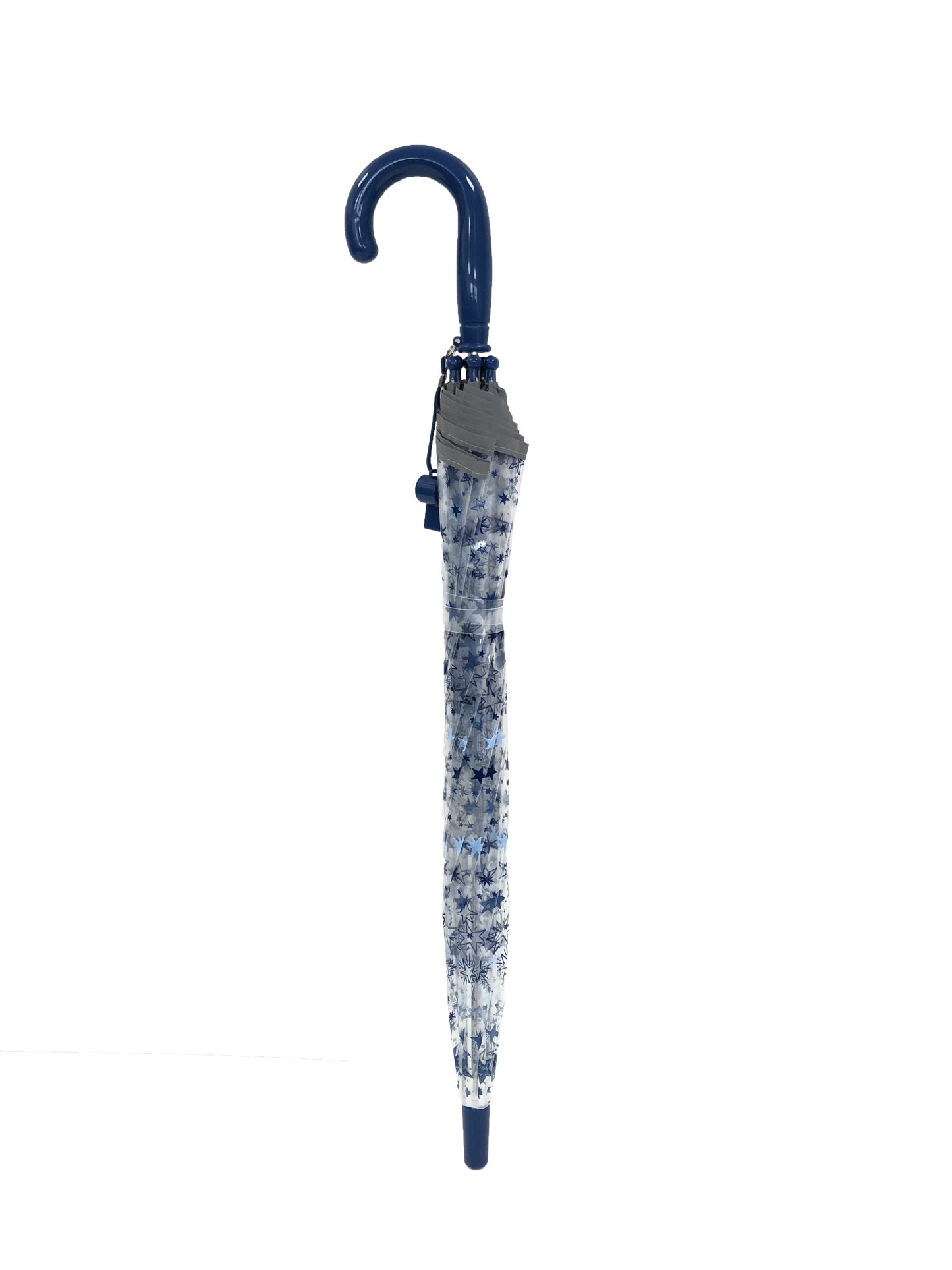 Smati Paris Blue Stars Transparent Fluorescent Kids Umbrella