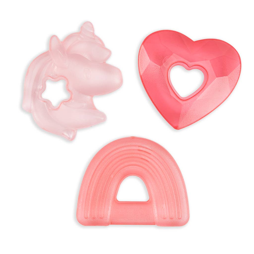 Baby toy pink unicorn and heart 1